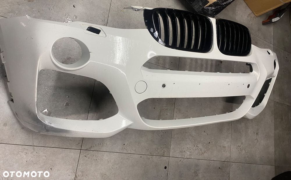 BMW X3 F25 X4 F26 M-PAKIET LIFT ZDERZAK PRZEDNI PDC POD SPRYSKI 14-17 ORG - 2