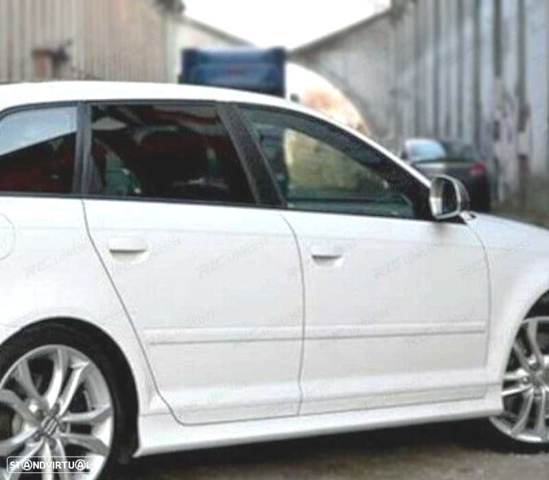 EMBALADEIRAS LATERAIS AUDI A3 8PA SPORTBACK 03-11 LOOK S3 - 3