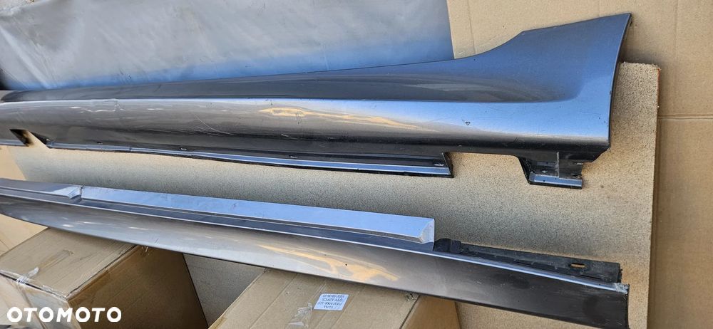 BMW E60 M PAKIET ZDERZAK PRZEDNI PRZÓD TYLNY TYŁ PROGI KOMPLET SPACEGRAU WLOTY ABSORBER 7896582 - 28