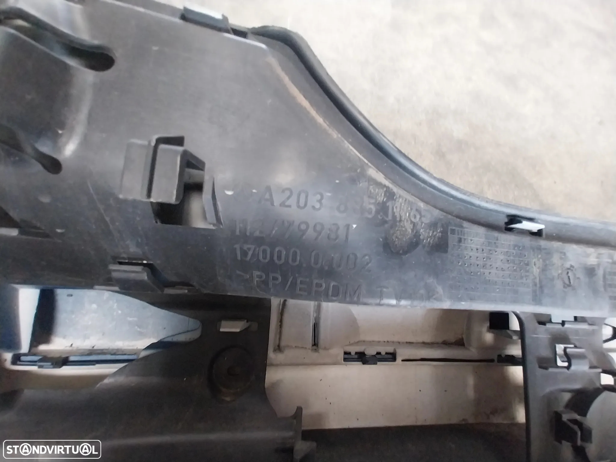 Para choques trás Mercedes-Benz sport coupe 2001 - 5