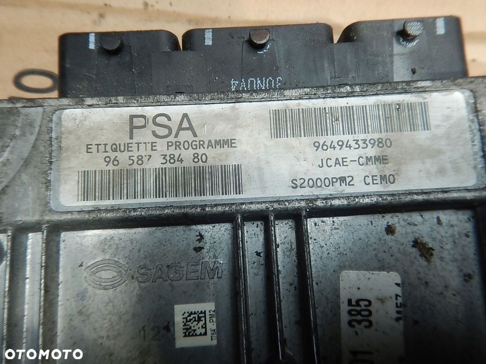 STEROWNIK KOMPUTER PEUGEOT CITROEN 9649433980 - 3