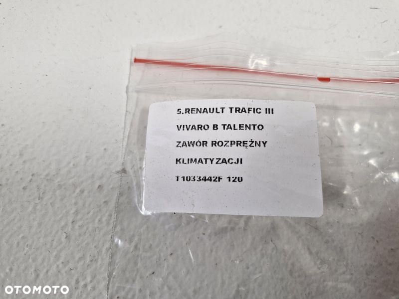 RENAULT TRAFIC 3 III VIVARO B TALENTO II ZAWÓR ROZPRĘŻNY KLIMATYZACJI T1033442F - 10