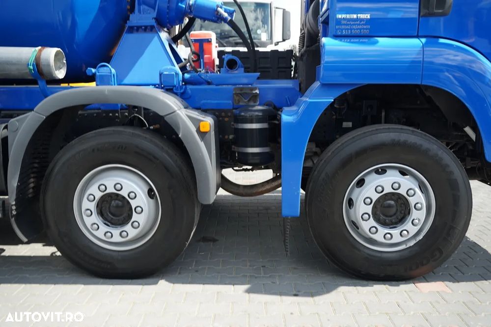 MAN TGS 35.400 / 8x4 / BETONIERĂ / IMER / BETONIERĂ 9 M3 / - 34