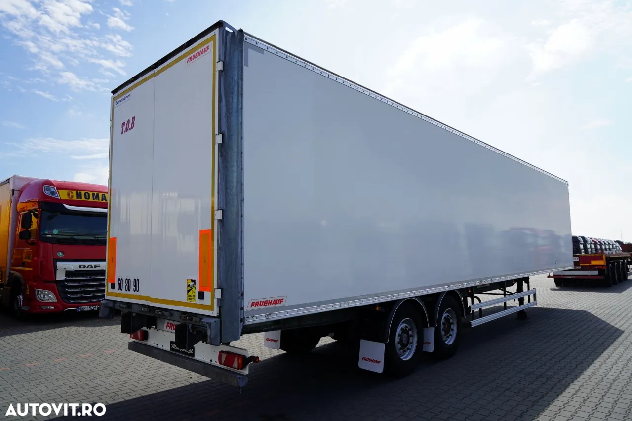 Fruehauf CONTAINER / KOFFER / 2 AXE / SAF / PODEA FOARTE REZISTENTĂ: ȘINĂ - 7