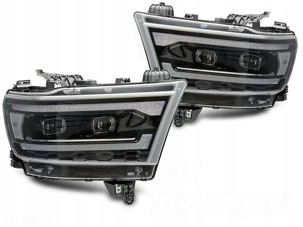 Reflektor Lampa kpl Vland Full Bi Led Neon Tuning Dodge Ram V 5 1500 19-24 - 2