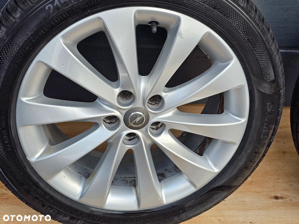 KOŁA FELGI ALUMINIOWE OPONY LETNIE OPEL ASTRA J K MOKKA 17 cali 5X105 ET42 215/50/17 - 6