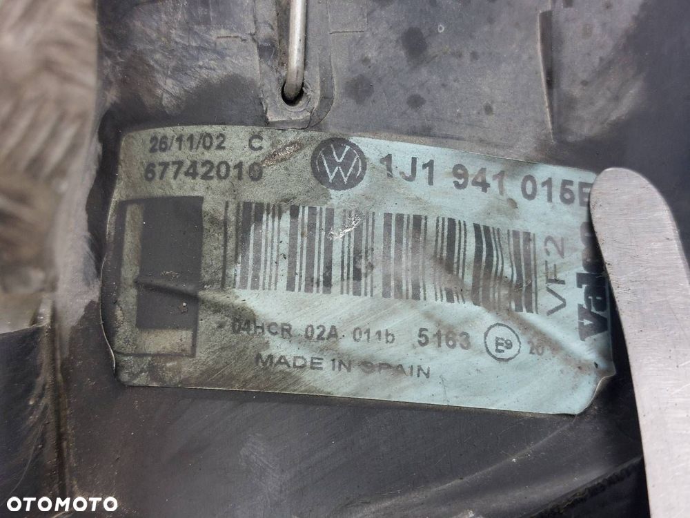 LAMPA LEWY PRZÓD + PRAWY PRZÓD VOLKSWAGEN GOLF IV EU EUROPA - 5