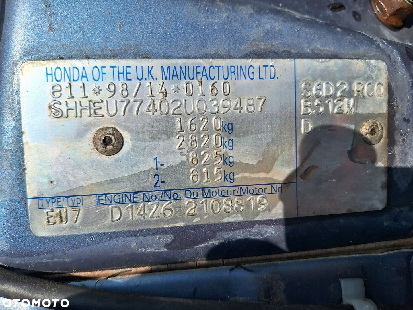 HONDA CIVIC 7 VII EU7 EU8 5D 01-04 LUSTERKO PRAWE 5-PIN B512M - 3