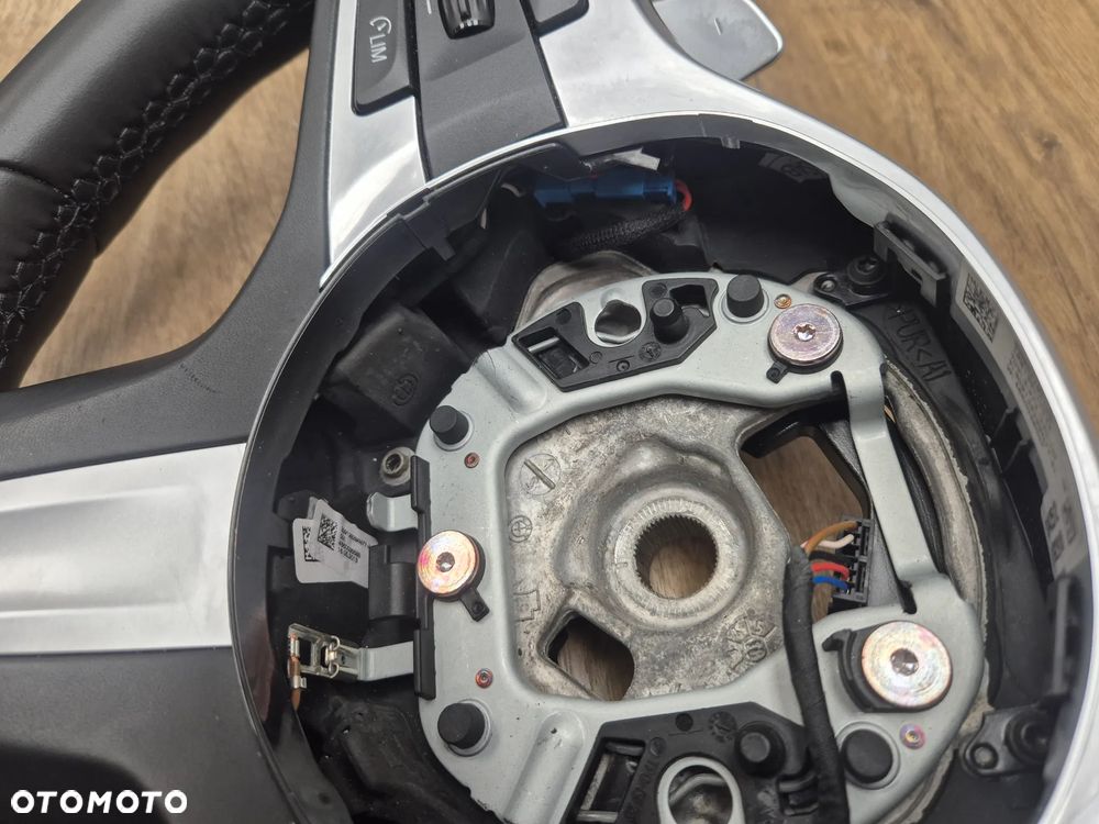 BMW G30 G31 G11 G05 G06 G07 KIEROWNICA M-PAKIET SKÓRA ŁOPATKI TEMPOMAT - 9