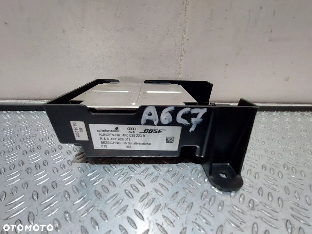WZMACNIACZ BOSE AUDI A6 C6 NR 4F0035223B - 1