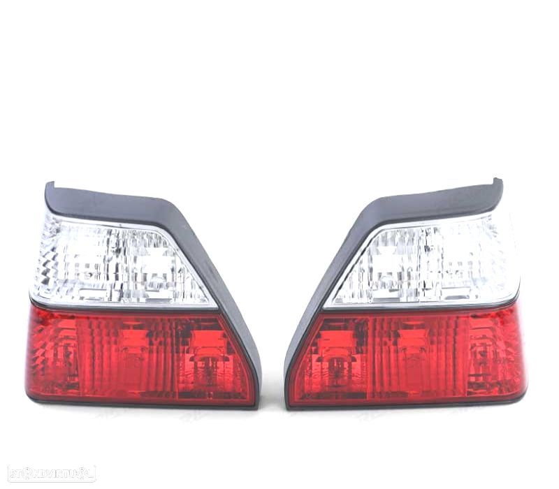 FAROLINS TRASEIROS GOLF 2 83-91 VERMELHO BRANCO - 3