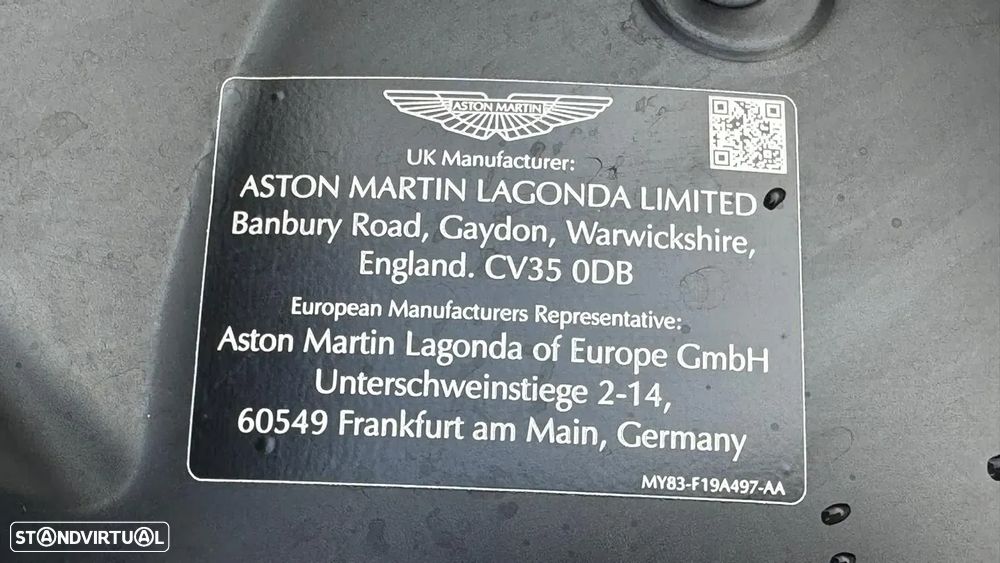 Aston Martin Vantage Roadster V8 F1 Edition - 61