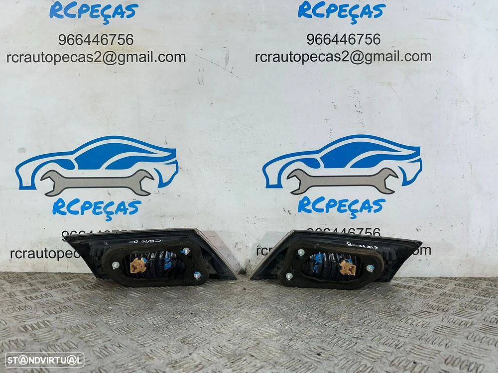 .Conjunto Farolins Mala Tras Traseiros Originais Honda Civic 8 FK FN MK8 VIII 2005 - 2011 - 7