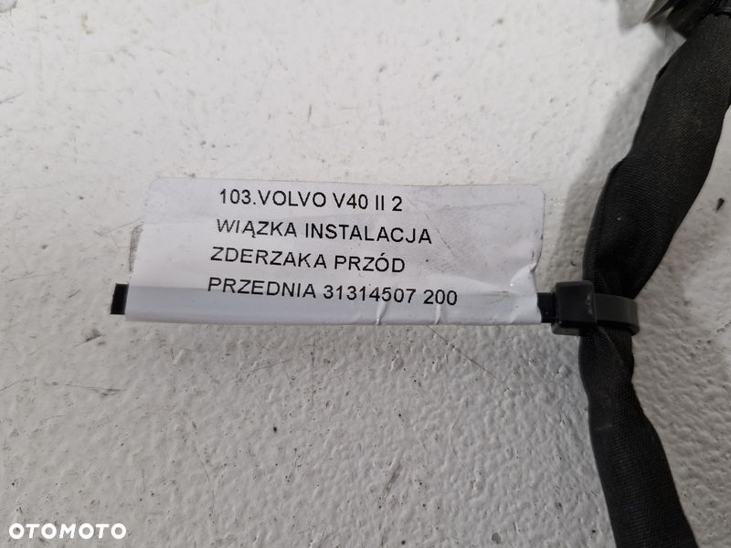 volvo v40 2 ii wiązka instalacja zderzaka przód przednia 31314507 - 6