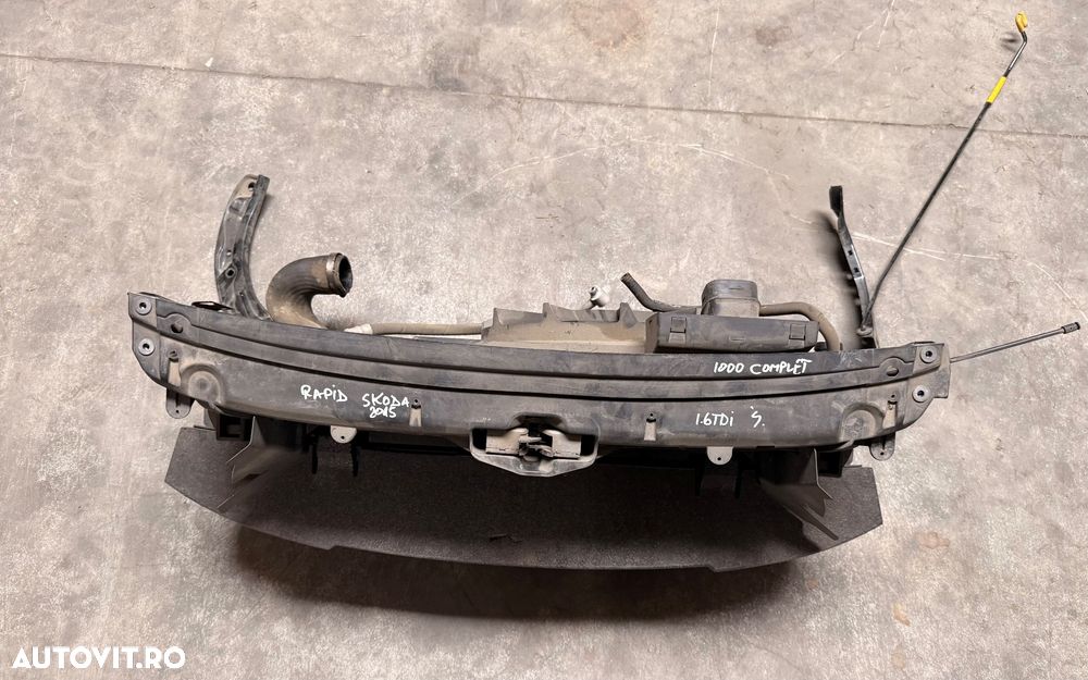 Trager cu radiatoare, ventilator, traversa SKODA RAPID an 2015 1,6 tdi - 3
