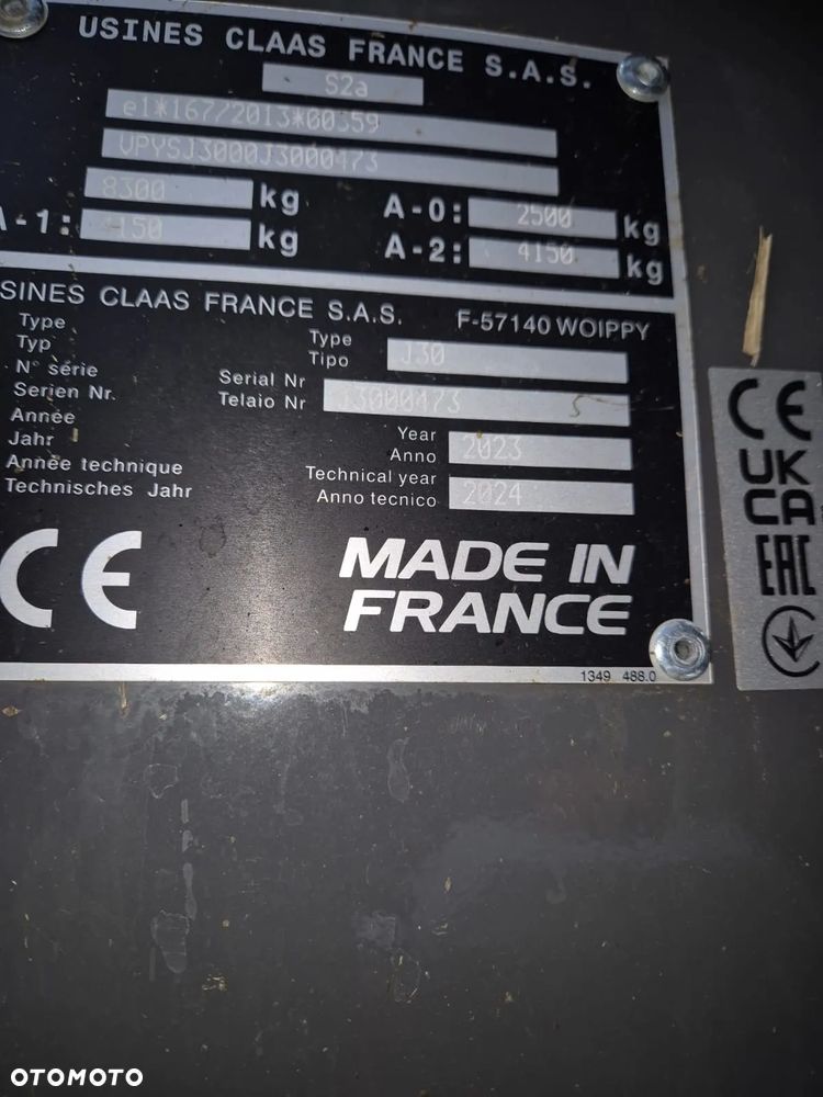 Claas 620 tys netto Claas Quadrant 4200 - 30