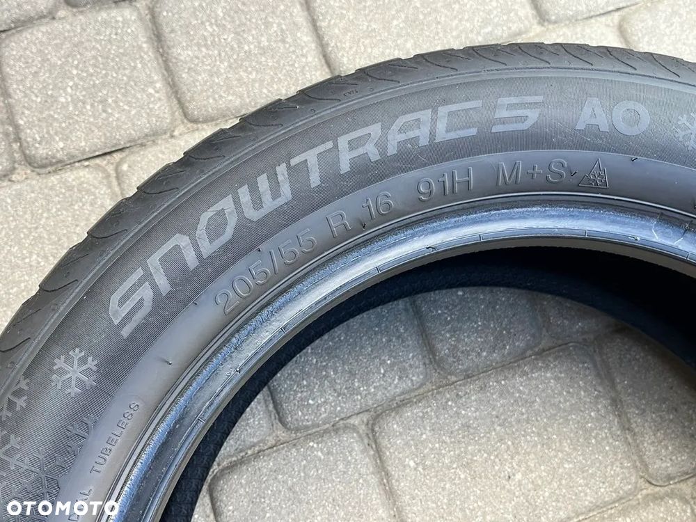 DWIE ZIMOWE OPONY VREDESTEIN 205/55 R16 91H  6 MM BIEŻNIKA 2021 ROK ZIMA - 7