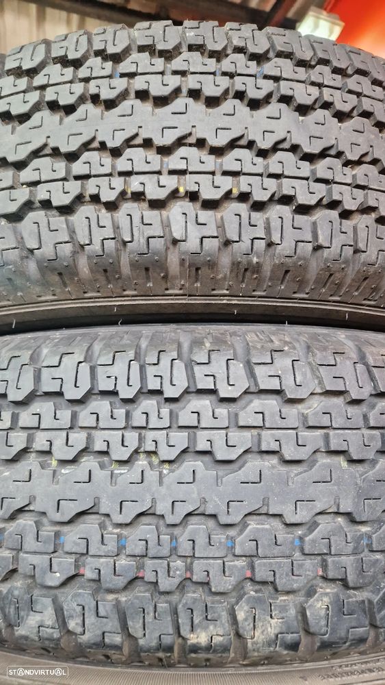 2 PNEUS 245/70/16 BRIDGESTONE DUELLER 111S H/T 689 COM MAIS DE 95% DE PISO - 2