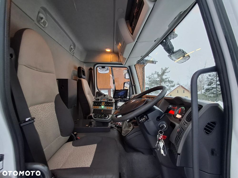 Renault Midlum 220 DXI Zamiatarka SEMAT Zoeller Johnston Szczotki L/R Obie Strony 2012r Napęd Hydrostat Euro 5 Rura Do Liści Studzienek 3873 Mth - 20