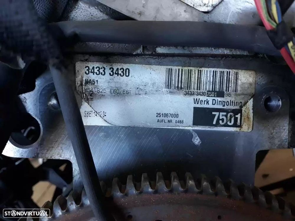 MOTOR COMPLETO BMW 5 2005 -M54256S5 - 7