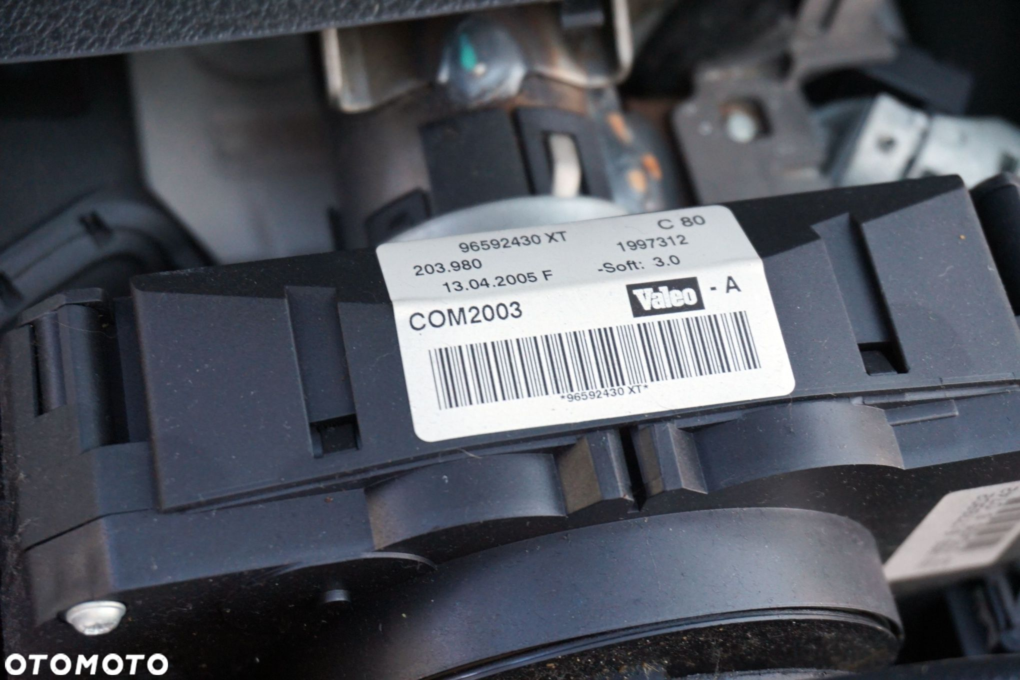 PRZEŁĄCZNIK ZESPOLONY TAŚMA AIRBAG 407  96592430XT PEUGEOT 2004-2007 - 5