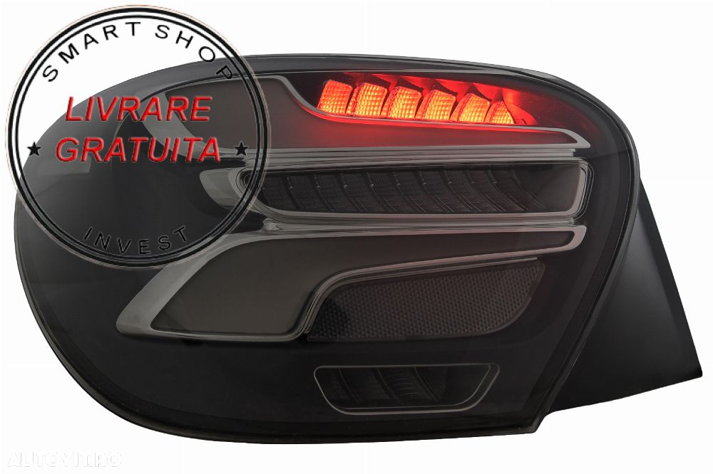 Stopuri LED Mercedes A-Class W176 (2013-08.2015) Facelift Design Fumurii cu Semnal- livrare gratuita - 6