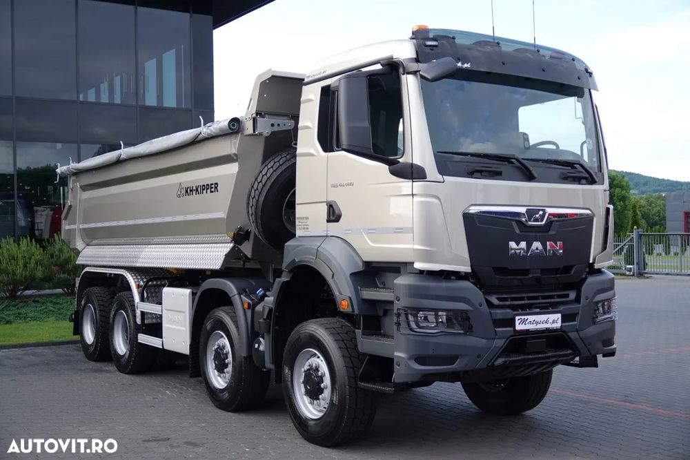 MAN TGS 41.480 / 8X6 / TIPPER SPATE / KH KIPPER / AUTOMAT / NOU DE FABRICĂ / 2025 / - 8