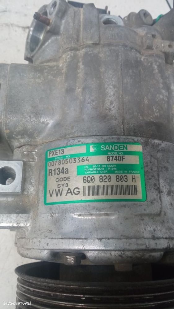 COMPRESSOR DE AR CONDICIONADO VOLKSWAGEN POLO IV 9N1 - 1
