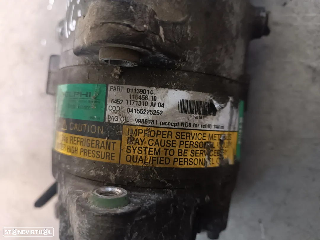 COMPRESSOR AC MINI COOPER R50 1.6i 64521171310 01139014 - 2