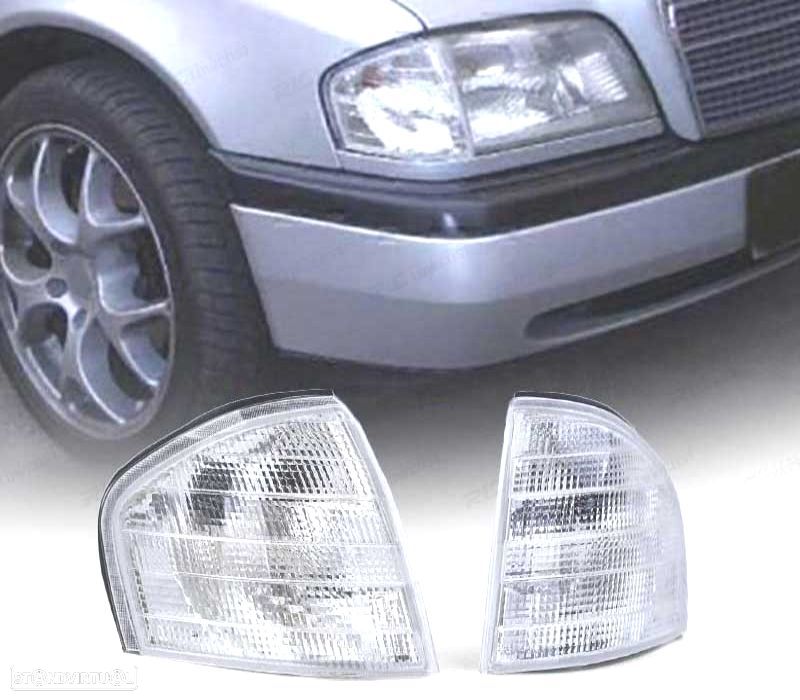 PISCAS FRONTAIS MERCEDES W202 93-00 BRANCOS - 5