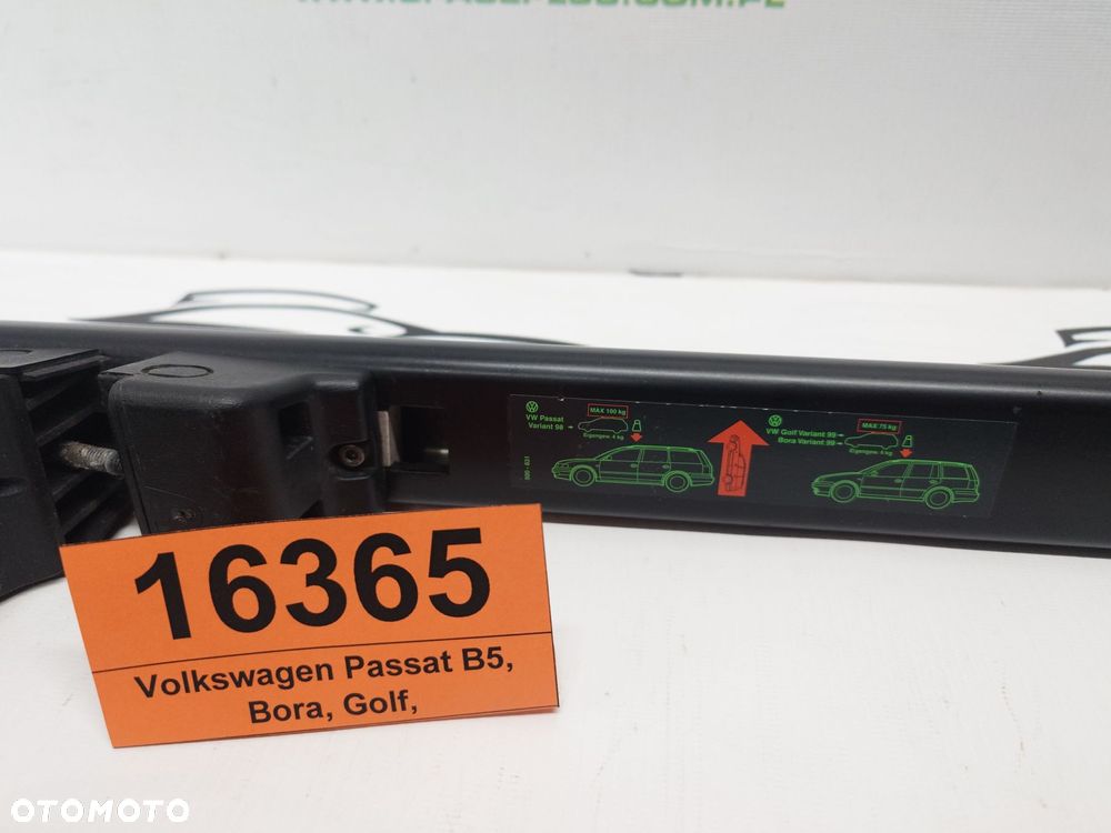 Bagażnik dachowy bazowy belki poprzeczki Volkswagen Passat B5, Bora, Golf, - 6