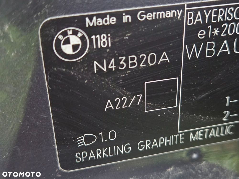 SILNIK BMW E87 N43B20A - 2