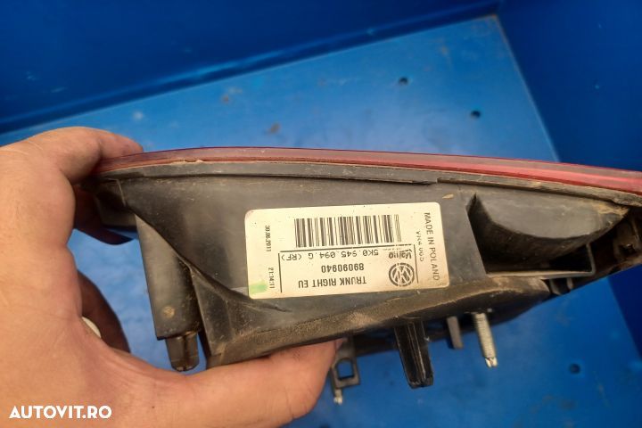 Lampa / Tripla stop stanga pe hayon 5K0945094G Volkswagen VW Golf 6 [ - 2