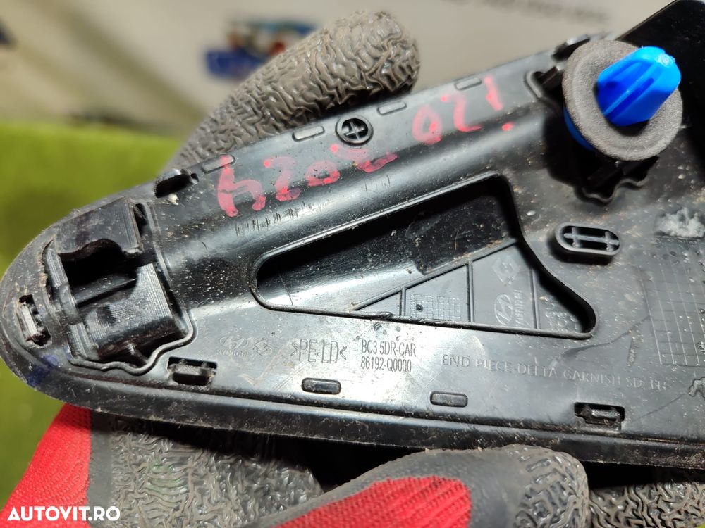 ORNAMENT ARIPA STANGA / DREAPTA HYUNDAI I20 1.0 BENZINA 2024 COD OEM 86192-Q0000 / 86212-Q0000 / HATCHBACK / 2020-2024 - 7