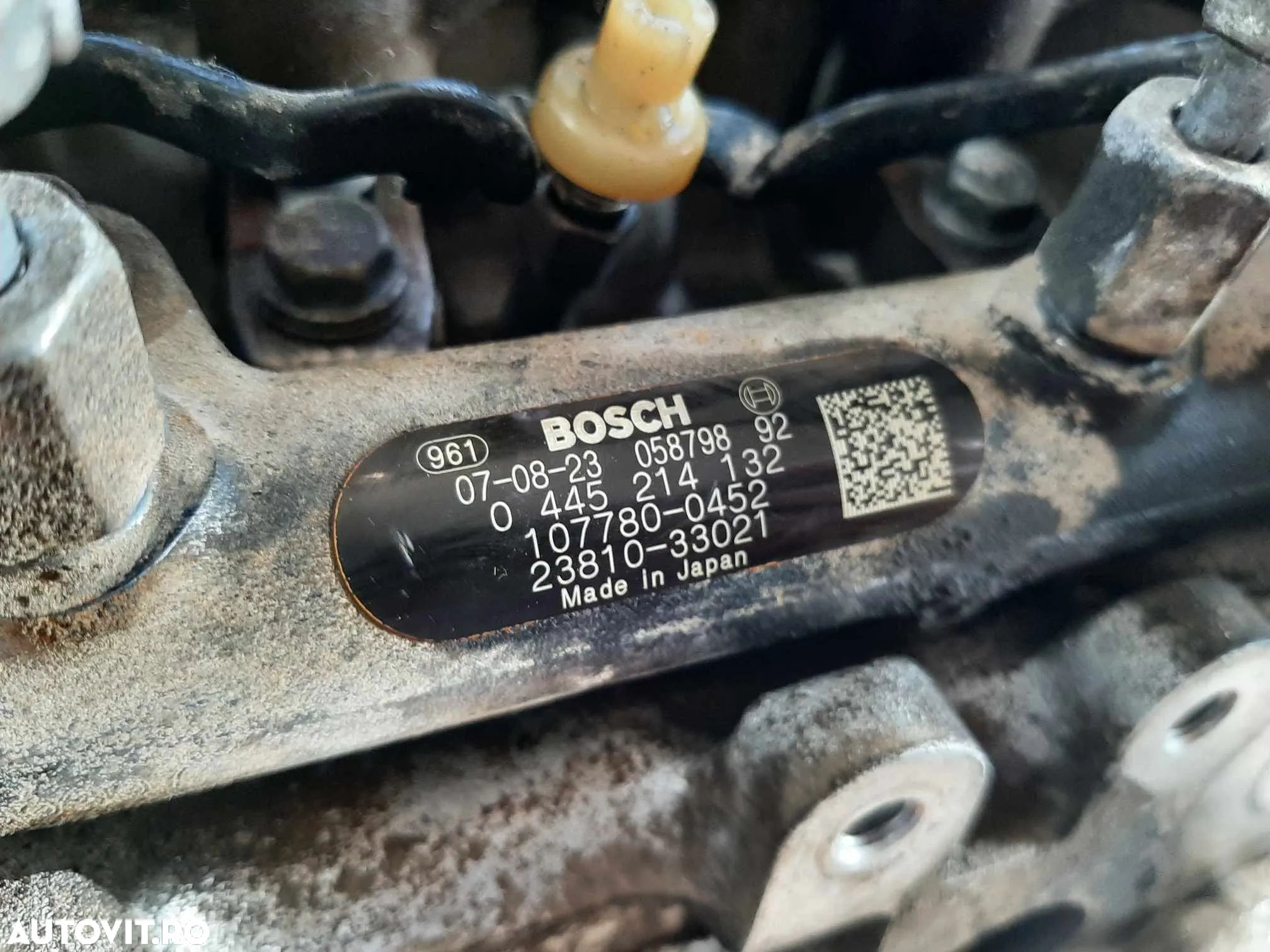 rampa injectoare  toyota yaris p9 auris corolla 1.4 d 1nd-tv  0445214132 - 2