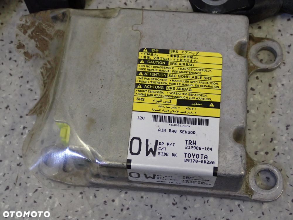 TOYOTA YARIS II 06-11 PODUSZKI POWIETRZNE SRSY EUROPA - 7