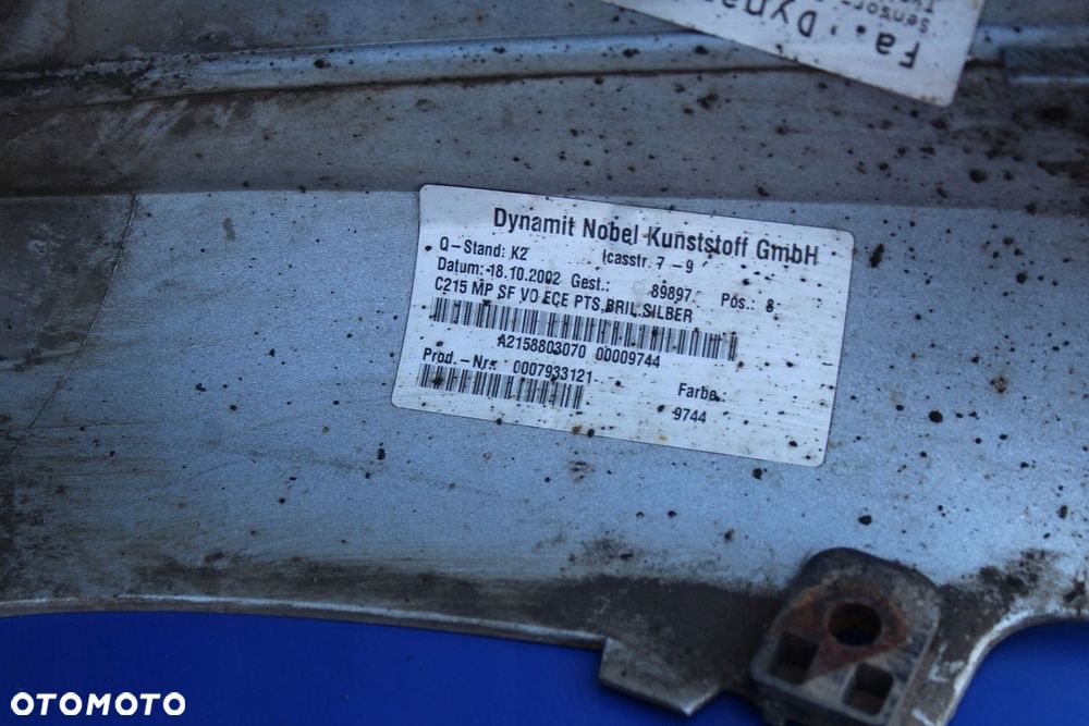 Zderzak przód przedni OE Mercedes W215 C215 CL CL500 Lift C744 2003r - 15