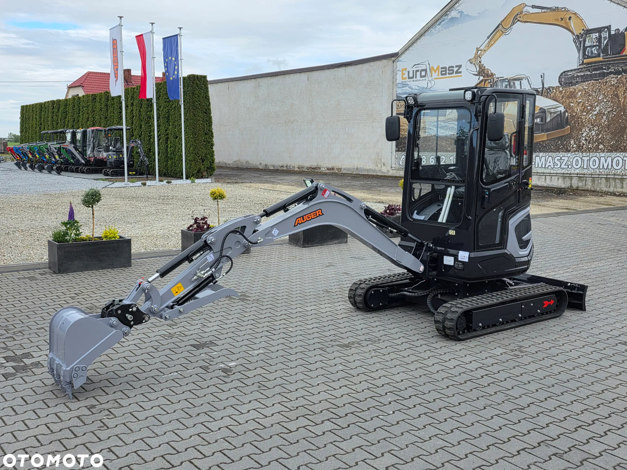 Inny NOWA MINIKOPARKA AUGER 25, WAGA 2100 KG, KUBOTA silnik - 25