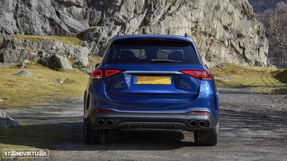 Difusor com Ponteiras Mercedes GLE W167 SUV (2019 em diante) AMG Sport Line - 10