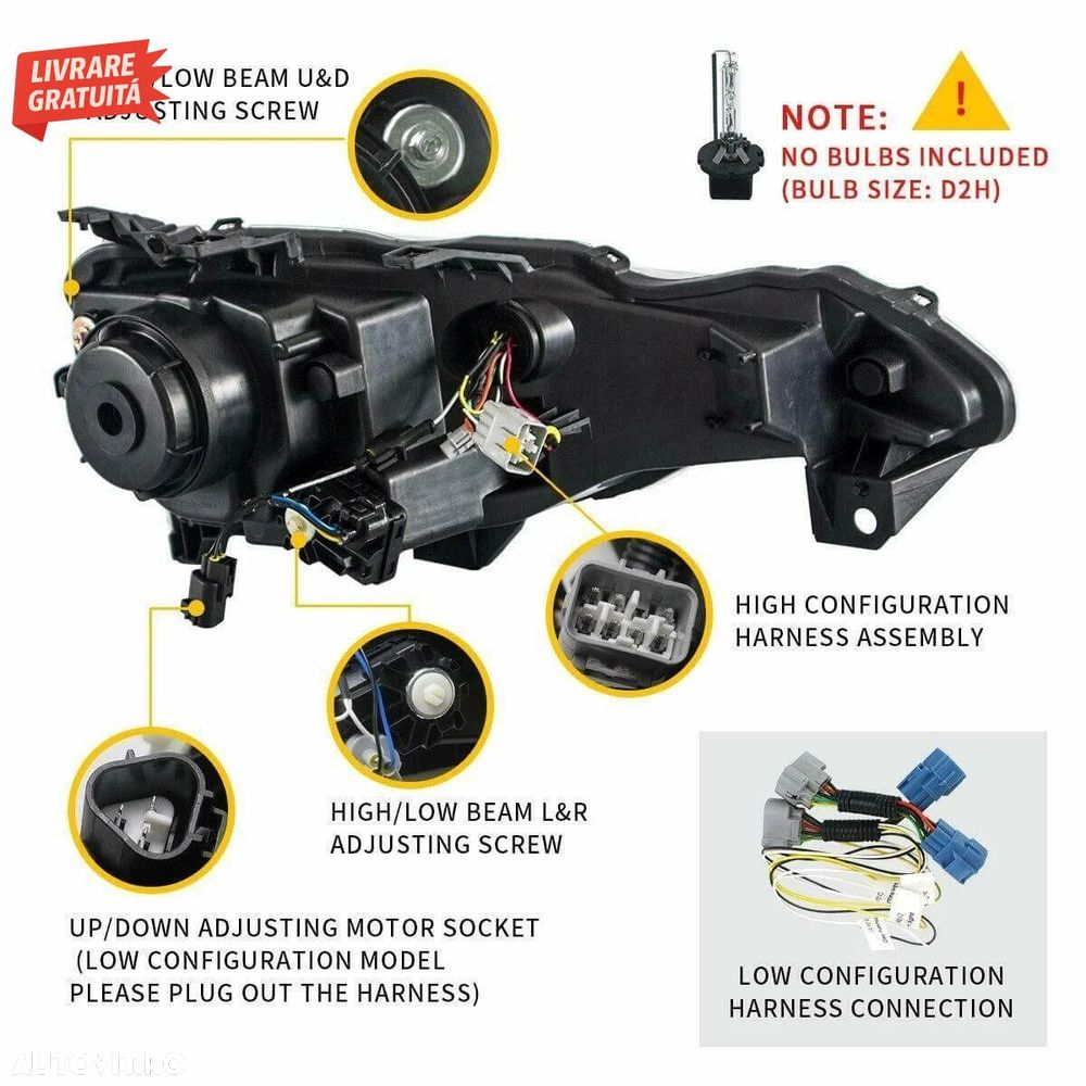 Faruri si Stopuri LED compatibile cu Toyota 86 (2012-2019) Subaru BRZ (2012-2018) - livrare gratuita - 12