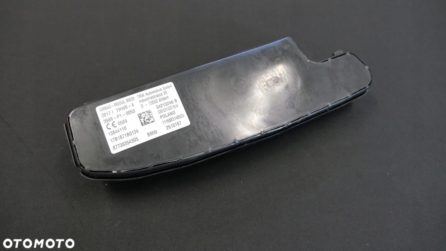 BMW G30 G31 PODUSZKA AIRBAG FOTELA LEWA 7383543 ORYGINALNA - 1