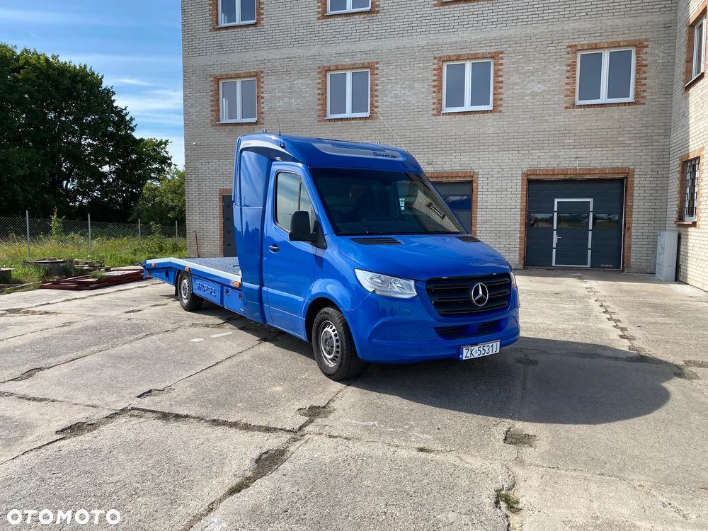Mercedes-Benz Sprinter 319 CDI 3.0 V6 190KM 100% Serwis ASO MB AutoLaweta Prestige NPS Laweta - 3