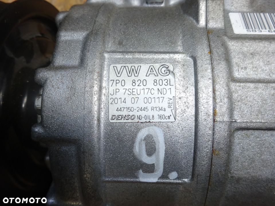 kompresor klimatyzacji klima touareg 7p0820803l - 2