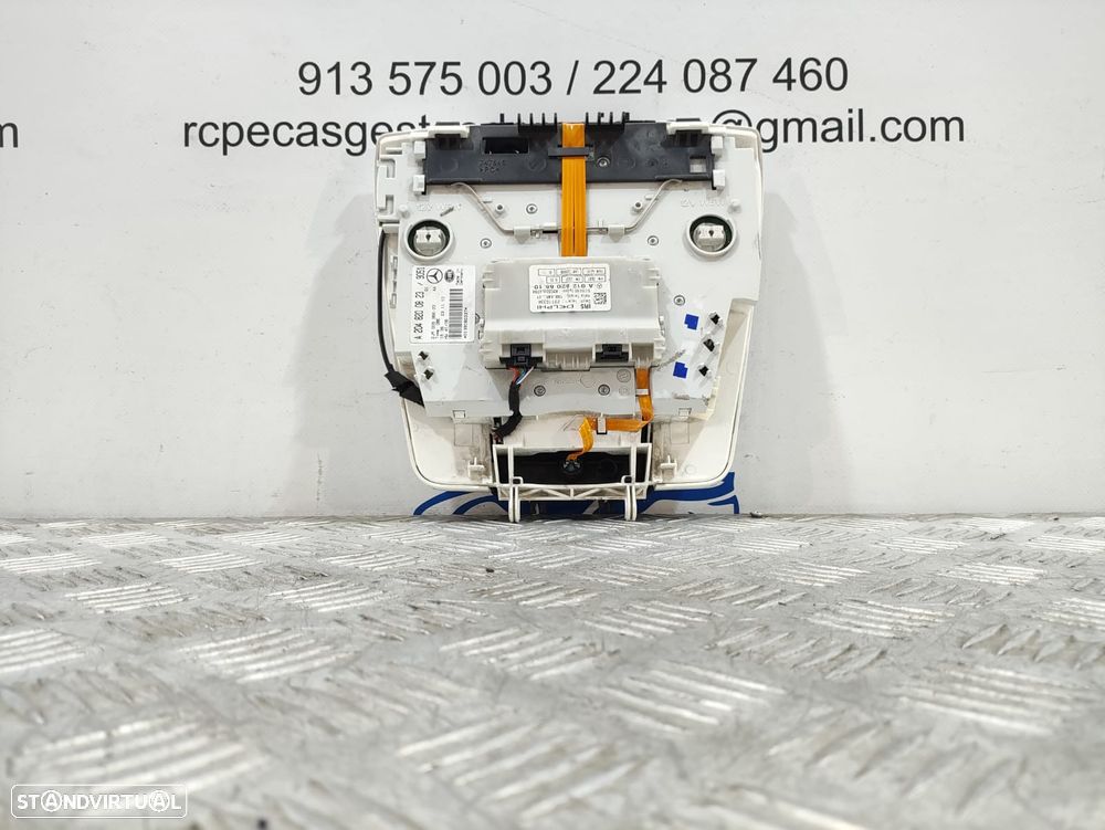 Plafonier Comandos Tejadilho Luzes Interior Original Mercedes Benz Class C W204 - 5