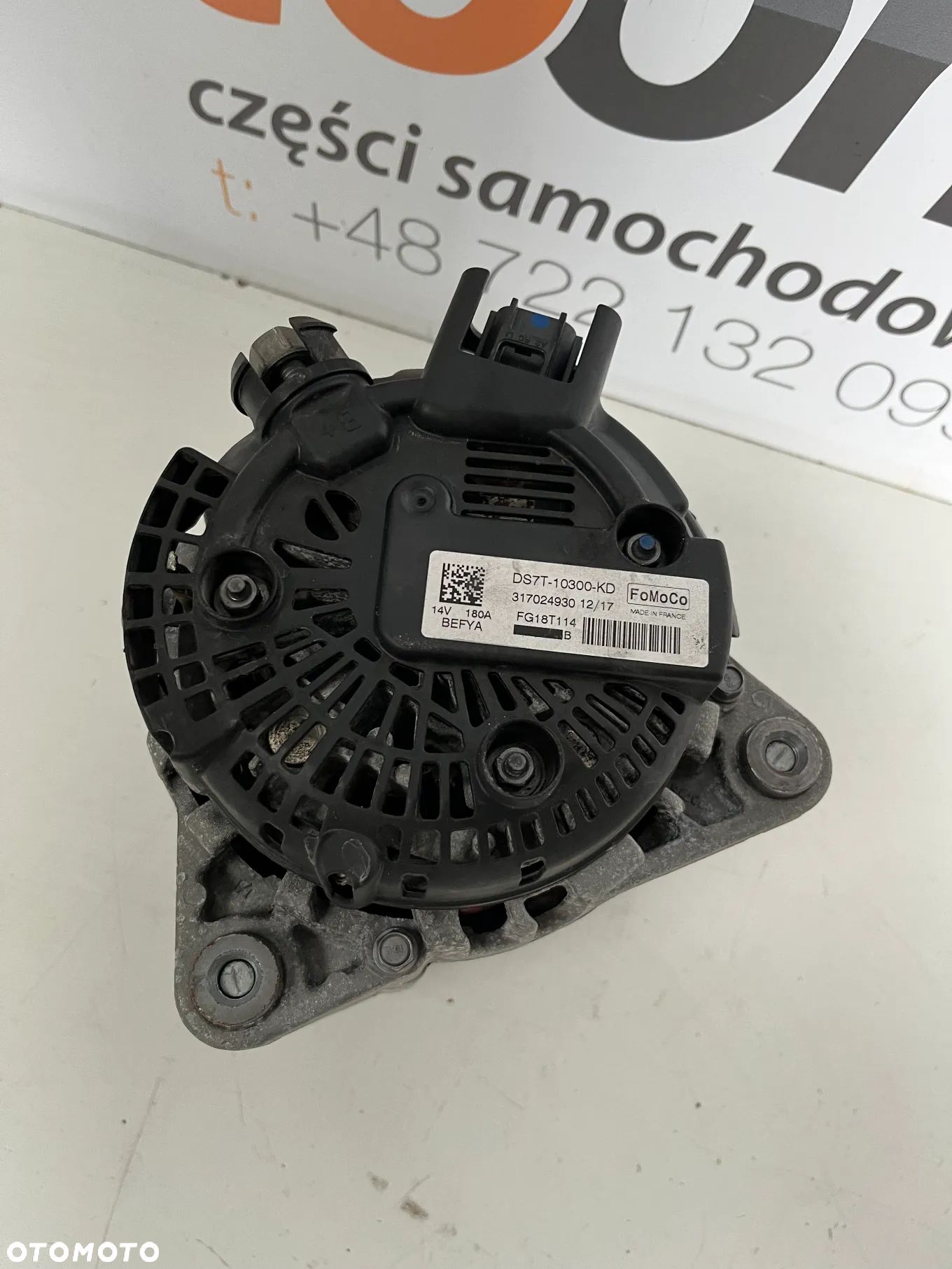 ALTERNATOR FORD GALAXA  KUGA MK2 MONDEO MK5 EDGE S-MAX MK2 2.0 TDCI DS7T-10300-KD - 1