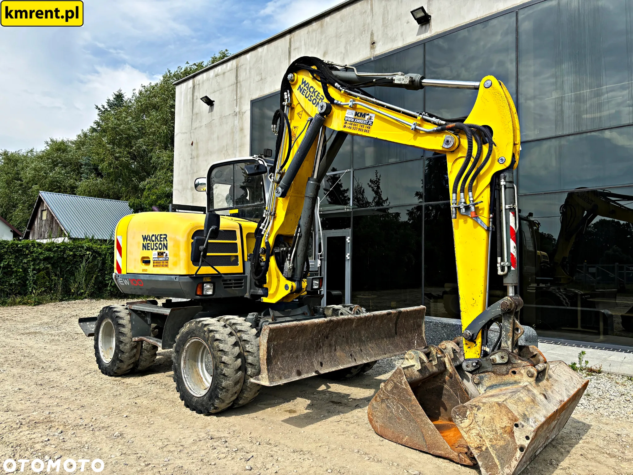 Wacker Neuson EW 100 KOPARKA KOŁOWA 2017R. |  KOMATSU PW 98 118 LIEBHERR 309 311 - 3