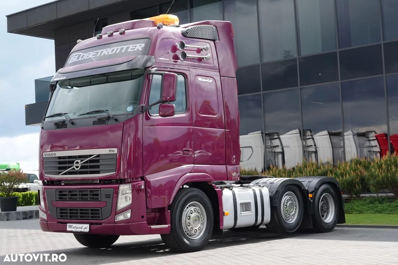 Volvo FH 540 / PUSHER / Tractor cu 3 axe / RETARDER / I-PARK COOL / AXIE LIFTING DIRECȚIE / PIELE / IMPORTAT - 1