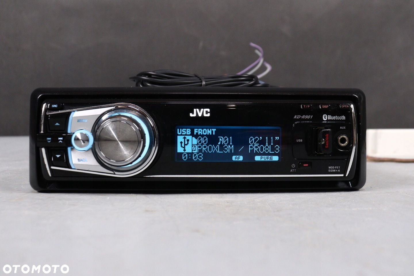 Radio samochodowe JVC KD-R901 MP3 AUX 2xUSB BT HighEND - 2