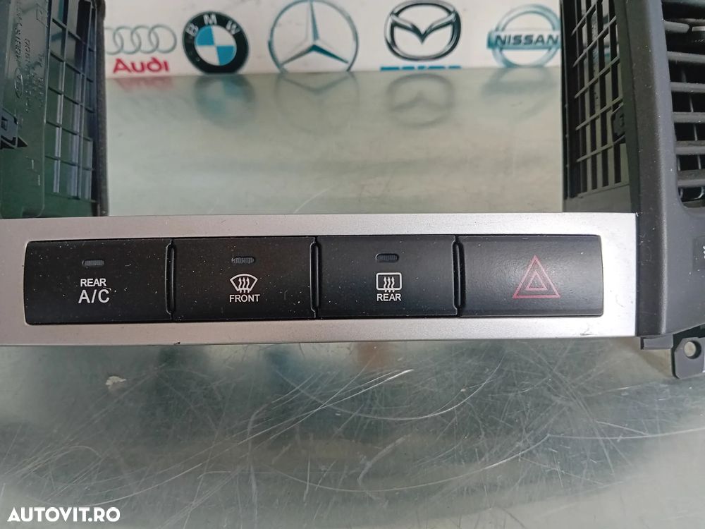 Ornament Consola Grile Grila Ventilatie Aerisire Bord Centrale Hyundai Santa Fe 2 II An 2006-12 - 5