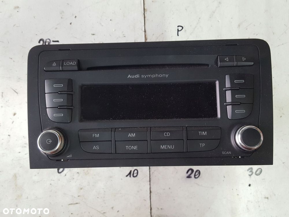 AUDI A3 8P LIFT 08r- RADIO SYMPHONY RADIOODTWARZACZ 8P0035195P - 1